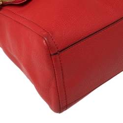 Pre Owned Kate Spade Red Leather Cobble Hill Toddy Shoulder Bag