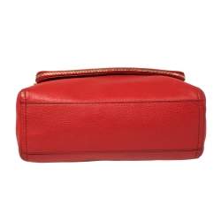Pre Owned Kate Spade Red Leather Cobble Hill Toddy Shoulder Bag