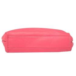 Pre Owned Kate Spade Pink Leather Chain Clutch