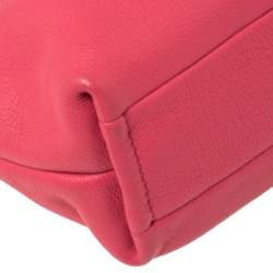 Pre Owned Kate Spade Pink Leather Chain Clutch