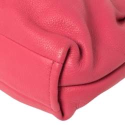 Pre Owned Kate Spade Pink Leather Chain Clutch