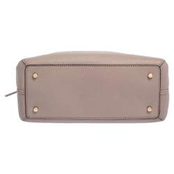 Pre Owned Kate Spade Pale Pink Leather Zip Dome Satchel