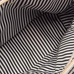 Pre Owned Kate Spade Pale Pink Leather Zip Dome Satchel