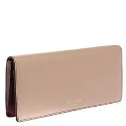 مملوكة مسبقًا Kate Spade Light Pink Leather Margaux Continental Wallet