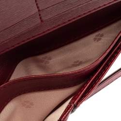 مملوكة مسبقًا Kate Spade Light Pink Leather Margaux Continental Wallet