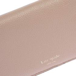 مملوكة مسبقًا Kate Spade Light Pink Leather Margaux Continental Wallet