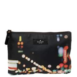 Kate Spade Multicolor Nylon Zipped Pouch