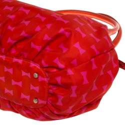 Kate Spade Pink/Red Nylon Karen Hobo
