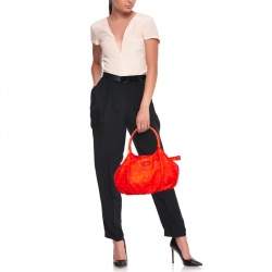 Kate Spade Pink/Red Nylon Karen Hobo