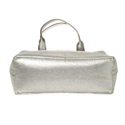 Kate Spade Grey Frosted Wool and Leather Quinn Tote