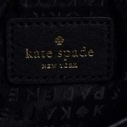 Pre Owned Kate Spade Black Quilted Leather Emelyn Shoulder Bag