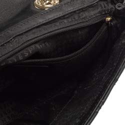 Pre Owned Kate Spade Black Quilted Leather Emelyn Shoulder Bag