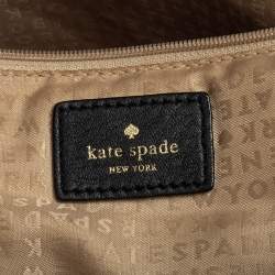 Pre Owned Kate Spade Black Leather and Suede Magnolia Park Ollie Tote