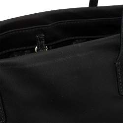 Pre Owned Kate Spade Black Nylon And Leather Avenue Tote