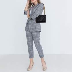 Pre Owned حقيبة كتف كيت سبيد إيمرسون بليس فيفينا جلد مبطنة سوداء 