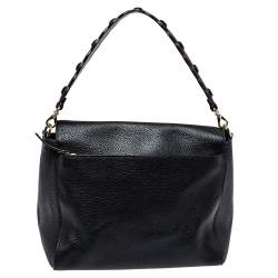 Kate Spade Black Leather Flap Satchel 