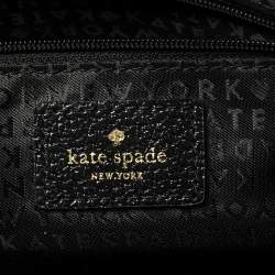 Pre Owned Kate Spade Black Leather Wellesley Kory Work Tote