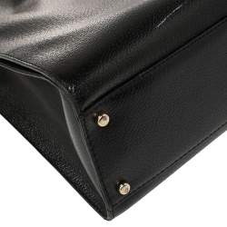 Pre Owned Kate Spade Black Leather Wellesley Kory Work Tote