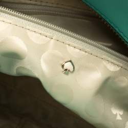 Pre Owned حقيبة ساتشل كيت سبيد سيدار ستريت هايدن صغيرة جلد أخضر