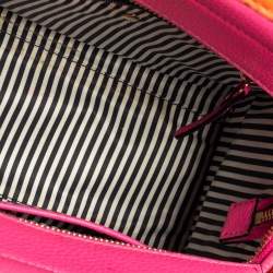 Pre Owned Kate Spade Tricolor Leather Cobble Hill Small Adrien Top Handle Bag