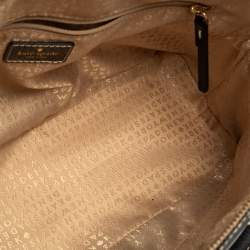 Pre Owned حقيبة ساتشل كيت سبيد ويليسلي راشيل جلد بيج/أسود