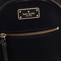 Pre Owned Kate Spade Black Nylon Mini Bradley Backpack