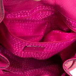 Pre Owned Kate Spade Pink Leather Backpack