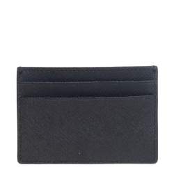 مملوكة مسبقًا حافظة بطاقات كيت سبيد جلد أسود