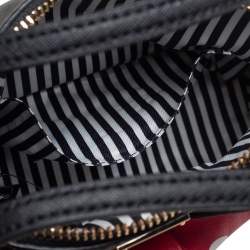 Pre Owned Kate Spade Black Leather Minnie Mouse Satchel 