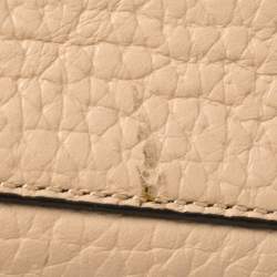 Pre Owned Kate Spade Black/Beige Leather Luna Drive Willow Tote