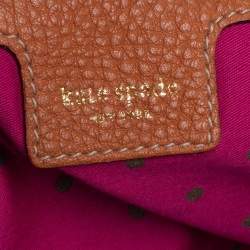 Pre Owned Kate Spade Brown Leather Bucket Bag