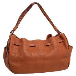 Pre Owned Kate Spade Brown Leather Bucket Bag