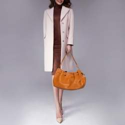 Pre Owned Kate Spade Brown Leather Bucket Bag