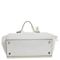 Pre Owned حقيبة يد توتس كيت سبيد سيدار ستريت هايدين جلد أبيض 