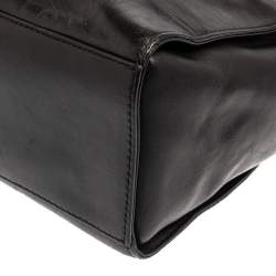 Pre Owned Kate Spade Black Leather Holly Street Ashton Satchel