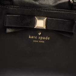 Pre Owned Kate Spade Black Leather Holly Street Ashton Satchel