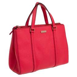 مملوكة مسبقًا Kate Spade Coral Red Leather Newbury Lane Briar Tote