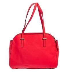 Pre Owned Kate Spade Bright Pink Leather Cedar Street Elissa Satchel