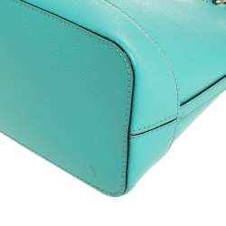 Pre Owned Kate Spade Green Leather Wellesley Rachelle Satchel