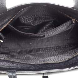 Pre Owned حقيبة كيت سبيد جلد أسود قلاب أمامي بفيونكة 