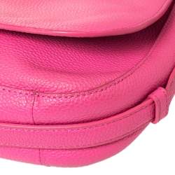 Pre Owned حقيبة كروس كيت سبيد قلاب جلد وردي