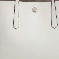 مملوكة مسبقًا حقيبة كيت سبيد جلد أوف وايت