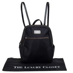 Pre Owned Kate Spade Black Nylon Small Bradley Backpack