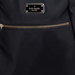 Pre Owned Kate Spade Black Nylon Small Bradley Backpack