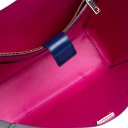 Pre Owned Kate Spade Navy Blue Leather Large Arbour Hill Elodie Tote