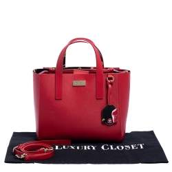 Pre Owned Kate Spade Red Leather Putnam Tote