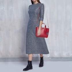 Pre Owned Kate Spade Red Leather Putnam Tote