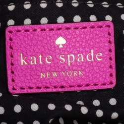 Pre Owned حقيبة كروس كيت سبيد جلد وردي 