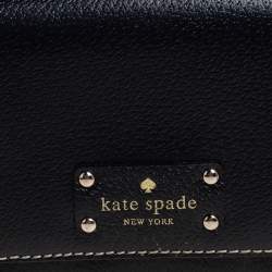 Pre Owned Kate Spade Black Leather Crossbody Bag