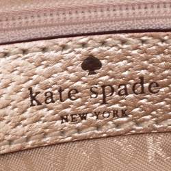 مملوكة مسبقًا Kate Spade Gold Leather Crossbody Bag